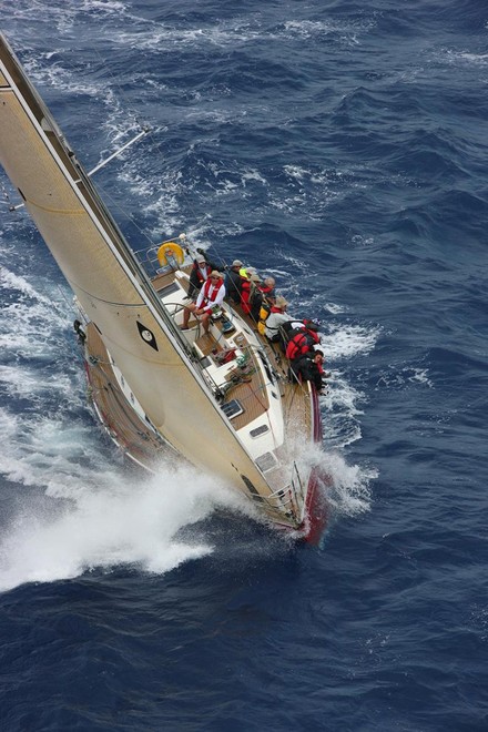 Scarlet Logic, Oyster 48 - 2013 RORC Caribbean 600 ©  Tim Wright / Photoaction.com http://www.photoaction.com